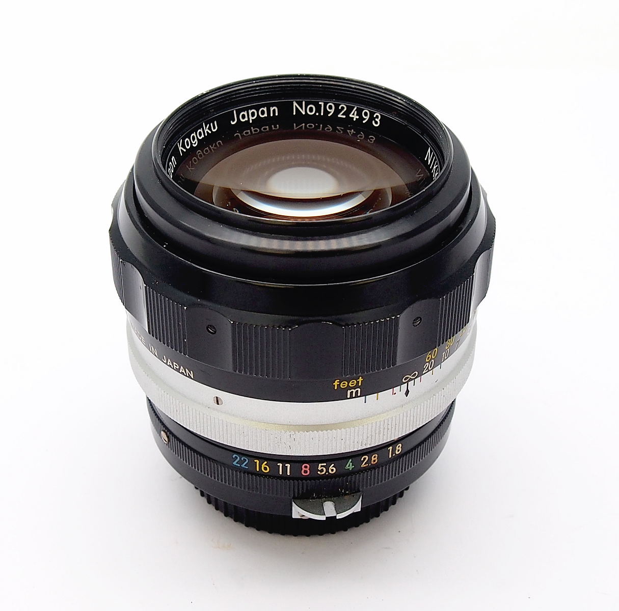 Nikon Nikkor-H 85mm F1.8 Pre Ai Lens #9286