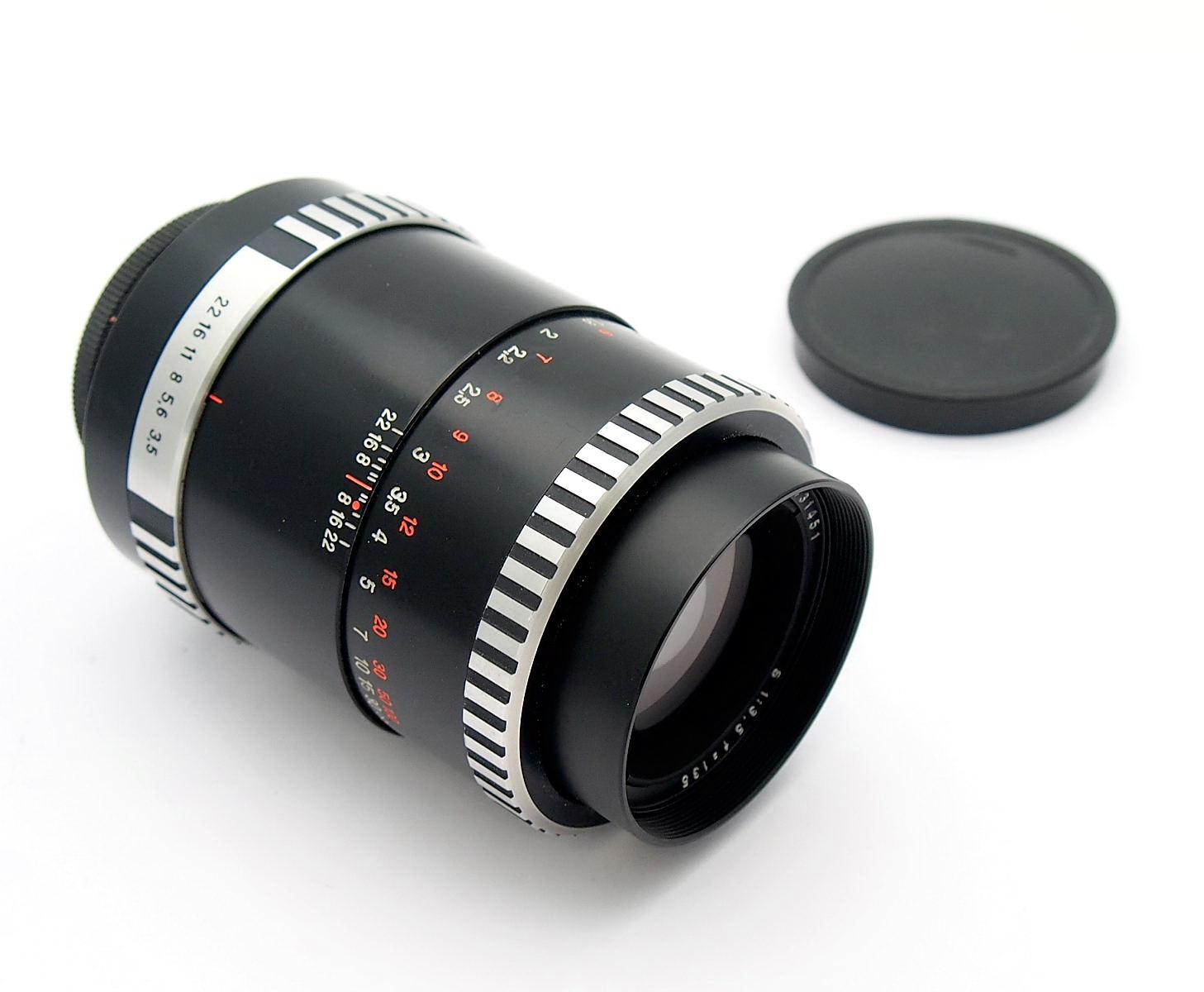 Zeiss 135mm F3.5 Sonnar Zebra in M42 Mount #10418