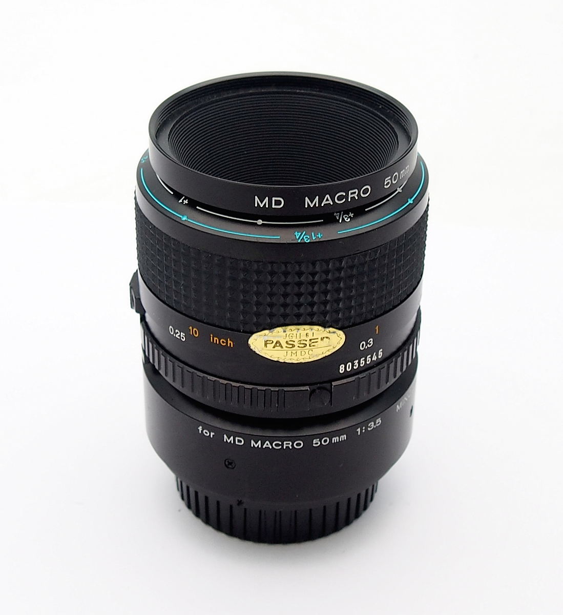 Minolta MD Macro 50mm F3.5 with 1:1 Tube, Mint & Boxed #10324