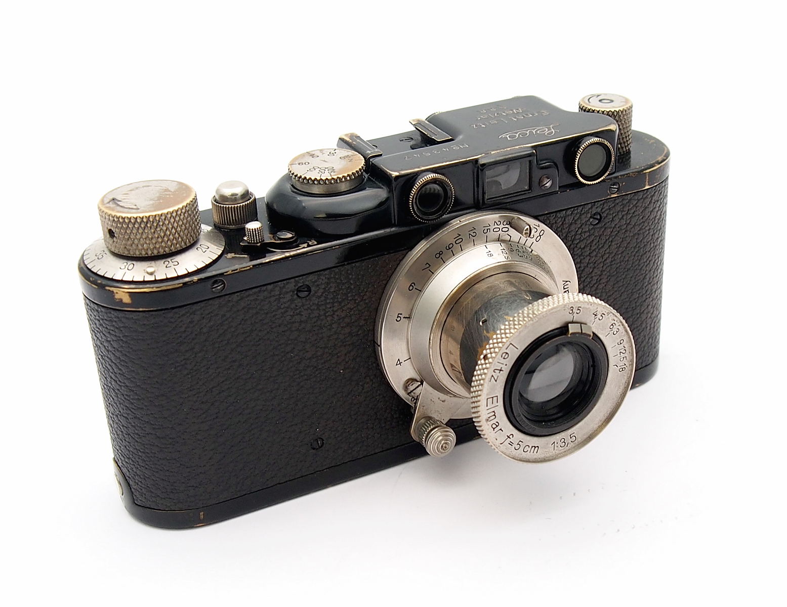 Leica I 1930 Upgraded to 11 with 5cm F3.5 Elmar, c.1934 #10351