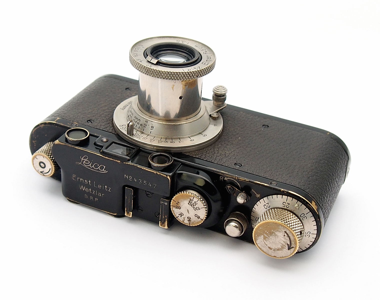 Leica I 1930 Upgraded to 11 with 5cm F3.5 Elmar, c.1934 #10351