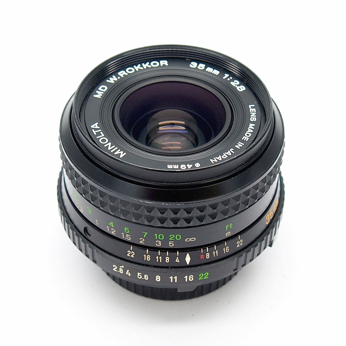 Minolta MD 35mm F2.8 Wide Angle Lens #8955